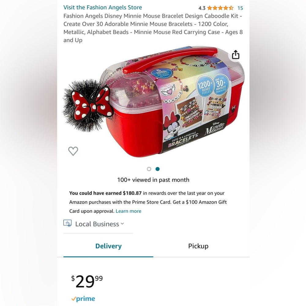 Disney’s Minnie Mouse Bracelets Design Kit